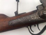 Original 1853 Sharps Sporting Rifle Panel Scene Engraved - 6 of 22