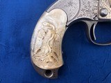 Merwin and Hulbert Panel Scene Engraved Open Top 44-40 Revolver - 3 of 14