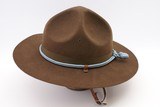 WW 2 FIELD SERVICE CAMPAIGN HAT - 1944 DATED - EXCELLENT CONDITION with HAT CORD - 4 of 10