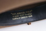 WW 2 FIELD SERVICE CAMPAIGN HAT - 1944 DATED - EXCELLENT CONDITION with HAT CORD - 9 of 10