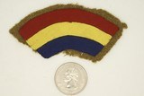 WW 1 US 42ND DIVISION SILK ON WOOL SHOULDER PATCH ORIGINAL - 1 of 5