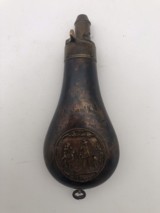 Powder Flask With LDS Mormon History - 1 of 9