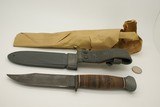 ORIGINAL WW II U.S. NAVY MARK 1 KNIFE by PAL with ORIG. WRAPPER & INSTRUCTIONS - 3 of 15