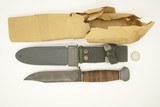 ORIGINAL WW II U.S. NAVY MARK 1 KNIFE by PAL with ORIG. WRAPPER & INSTRUCTIONS - 1 of 15