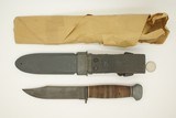 ORIGINAL WW II U.S. NAVY MARK 1 KNIFE by PAL with ORIG. WRAPPER & INSTRUCTIONS - 2 of 15