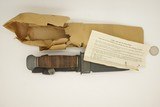 ORIGINAL WW II U.S. NAVY MARK 1 KNIFE by PAL with ORIG. WRAPPER & INSTRUCTIONS - 12 of 15