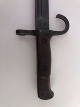 Type 30 Japanese Bayonet With Scabbard and Leather Frog - 14 of 21