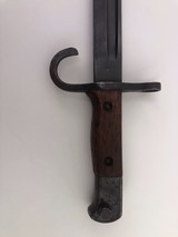 Type 30 Japanese Bayonet With Scabbard and Leather Frog - 11 of 21