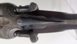 J.P. Clabrough & Bros. 12 Gauge Double Barrel Shotgun Finely Scroll Engraved - 15 of 25