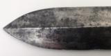 Large Antique Spearpoint Bowie With Sheath - 8 of 17