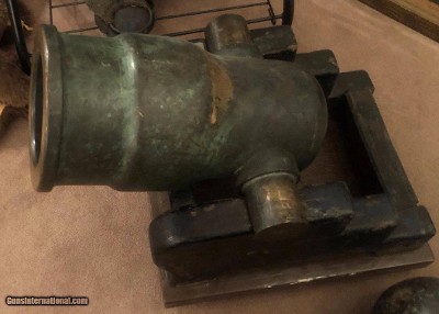Antique Brass Mortar