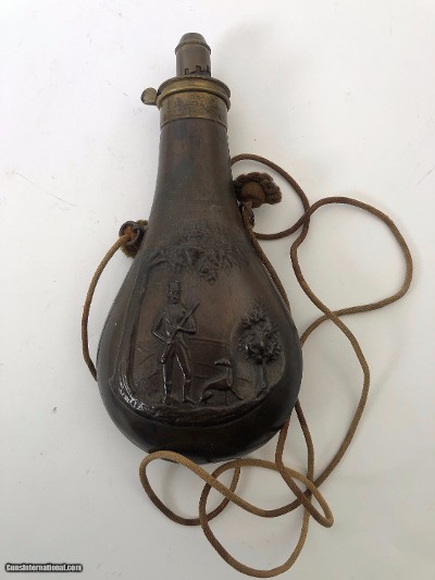 Powder Flask Antique 