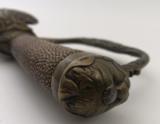 Asian 17-1800s Shagreen Handle Hunting Sword - 10 of 13