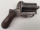 Francotte Belgian Pinfire Pepperbox Revolver - 1 of 11