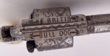 Engraved British bulldog Revolver With Pearl Grips In .44 Caliber - 6 of 9