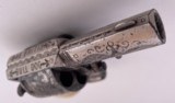 Engraved British bulldog Revolver With Pearl Grips In .44 Caliber - 5 of 9
