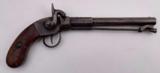 Large Antique Single Shot Percussion Pistol - 1 of 7