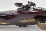 Fabulous Double Barrel Flint Blunderbuss Pistol Made By Brown of London - 5 of 12
