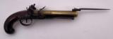Fabulous Double Barrel Flint Blunderbuss Pistol Made By Brown of London - 1 of 12