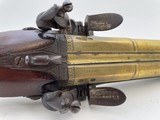 Fabulous Double Barrel Flint Blunderbuss Pistol Made By Brown of London - 8 of 12