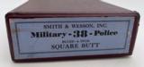 Original Cardboard For Smith & Wesson Military Square Butt 38 Police Revolver - 1 of 8