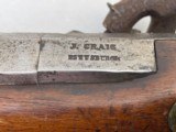 Percussion Rifle By Joseph Craig Of Pittsburgh until 1857 And Then Shasta and Weaverville,
California - 11 of 17