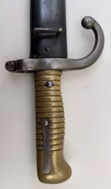 1866 French Chassepot Bayonet And Scabbard - 7 of 10