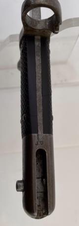 Model 1878 Swiss Vetterli Pioneer Saw back Bayonet And Scabbard - 11 of 12