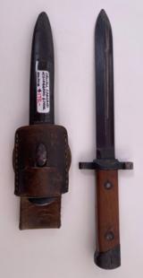 Italian Carcano Bayonet With Scabbard And Frog - 1 of 4