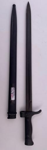 Bayonet and Scabbard For French Berthier Models 1892/1916/1917 Rifle - 3 of 9