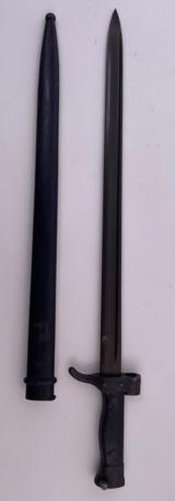 Bayonet and Scabbard For French Berthier Models 1892/1916/1917 Rifle - 4 of 9
