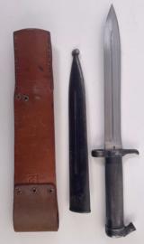 Swedish Mauser Model 1896 Bayonet And Scabbard With Leather Frog - 3 of 11