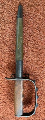 U.S. 1917 Trench/knuckle Knife with Scabbard - 1 of 10