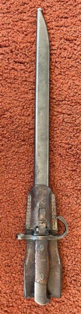 Type 30 Japanese Bayonet With Scabbard And Frog - 1 of 7