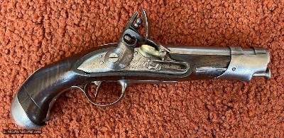 French Gendarme Flint Pistol