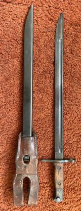 Japanese Type 30
Bayonet With Scabbard And Leather Frog - 2 of 13