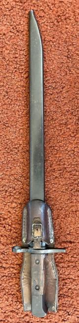 Japanese Type 30
Bayonet With Scabbard And Leather Frog - 3 of 13