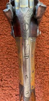 William Smith Double Barrel Percussion Shotgun Converted From Flintlock - 18 of 22