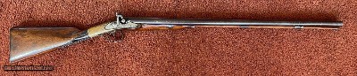 William Smith Double Barrel Percussion Shotgun Converted From Flintlock