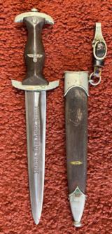 German Nazi SA Dagger With Scabbard And Hanger - 3 of 9