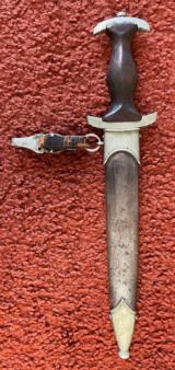 German Nazi SA Dagger With Scabbard And Hanger - 2 of 9