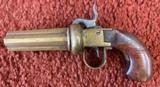 Swedish Pepperbox With Brass Frame And Barrel - 2 of 8