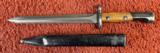 Bayonet With Scabbard For SAFN 1949 Belgian Semi Auto Rifle - 4 of 10