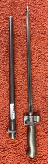 French Lebel Bayonet With Scabbard - 1 of 5