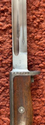 Bayonet For The 1894 Norwegian Krag Carbine Or Rifle - 5 of 10