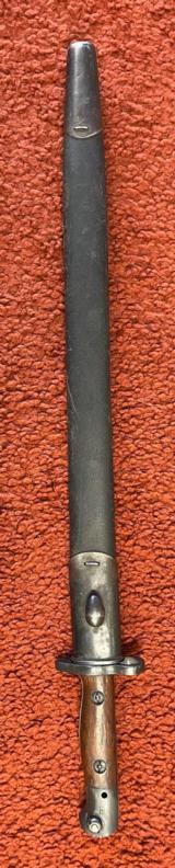 1907 British Lee Enfield Bayonet And Scabbard - 1 of 16