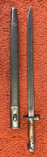 1907 British Lee Enfield Bayonet And Scabbard - 3 of 16