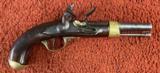 Maubeuge Arsenal Flintlock Cavalry Pistol - 1 of 10