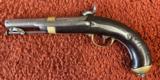 French Model 1837 Navy-Marine Percussion Pistol - 2 of 12