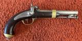 French Model 1837 Navy-Marine Percussion Pistol